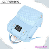 Easy to Carry Diaper Bag for Mother (Checxiceblue)